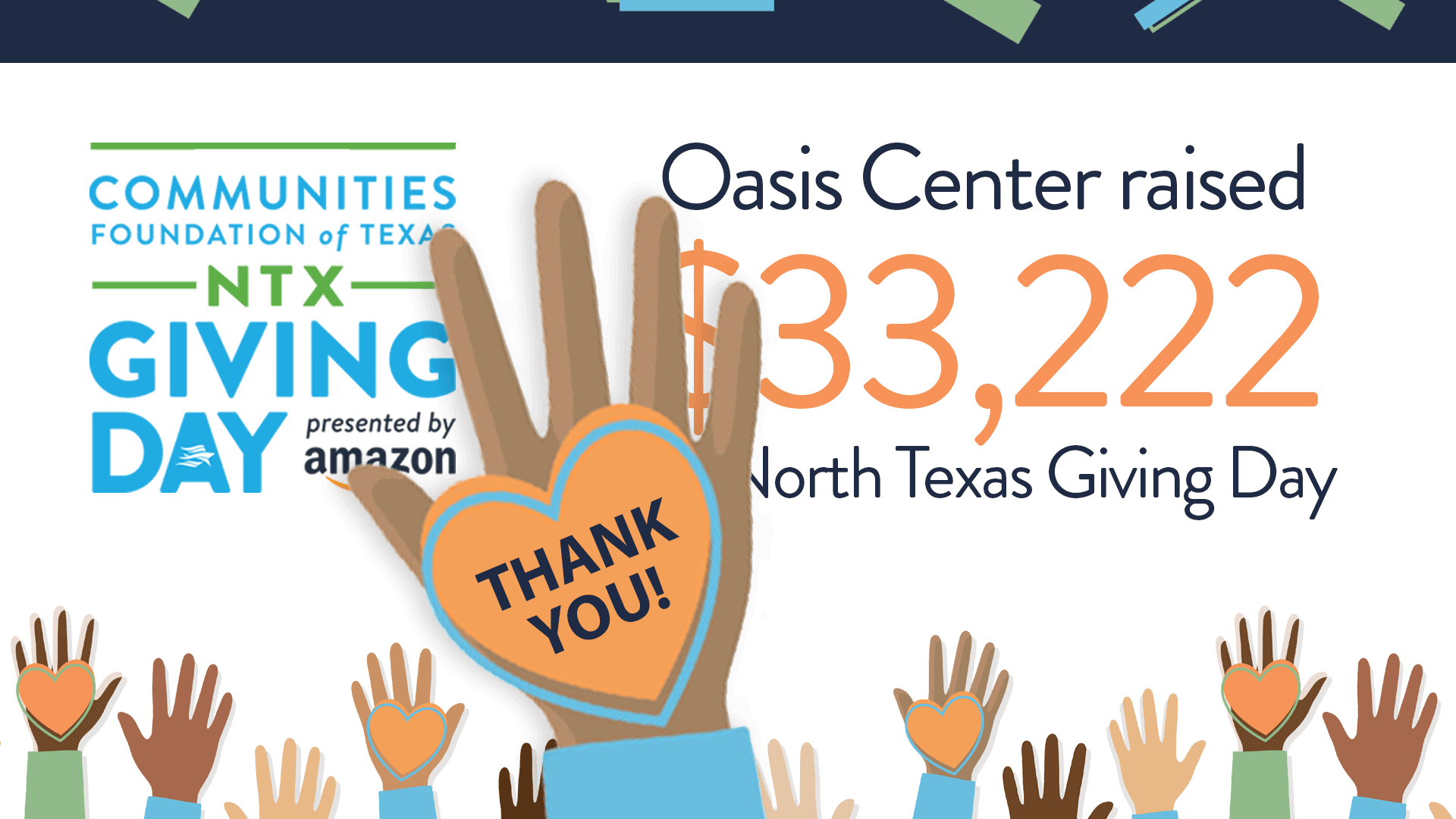 Oasis Center North Texas Giving Day Thank You ANIMATED